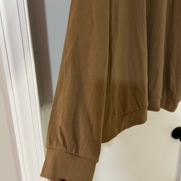 Blair Women’s 3X Plus Brown Long Sleeve Top NWT - Picture 3 of 6